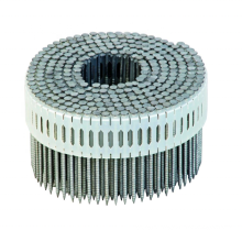 plastic collated coil nails south africa sprial twisted shank galvanised coil clout nails for pallet